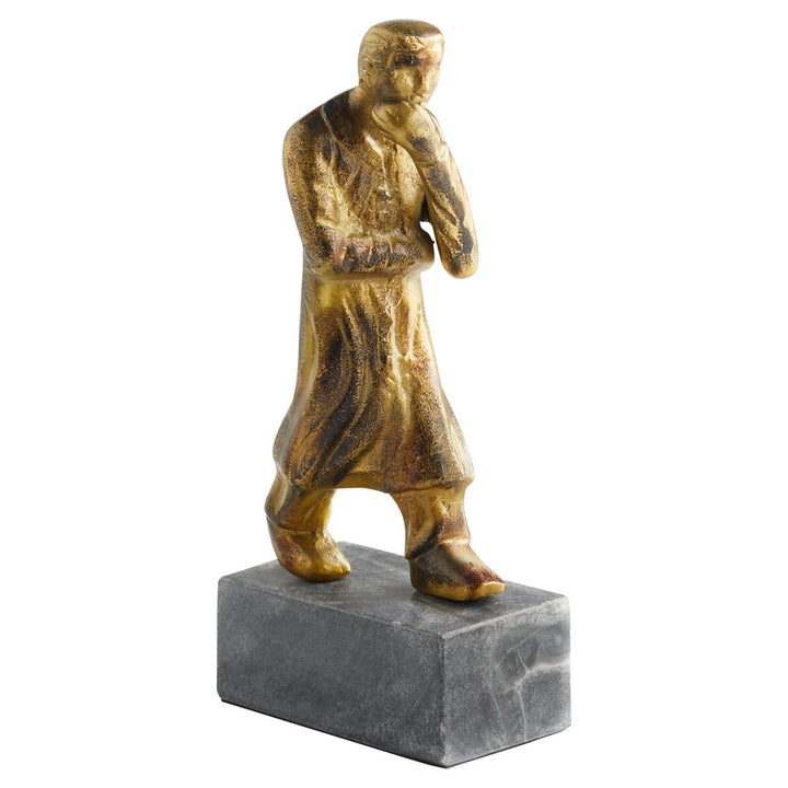 Cyan 11605 Sculptures (Human) - Gold And Black