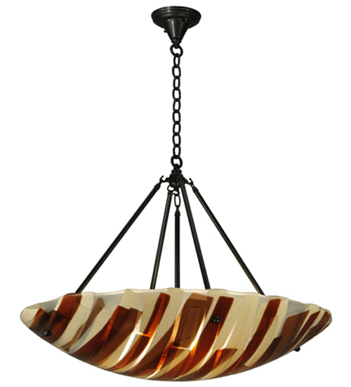 Meyda Tiffany Metro Fusion 133229 Pendant Light - Craftsman Brown