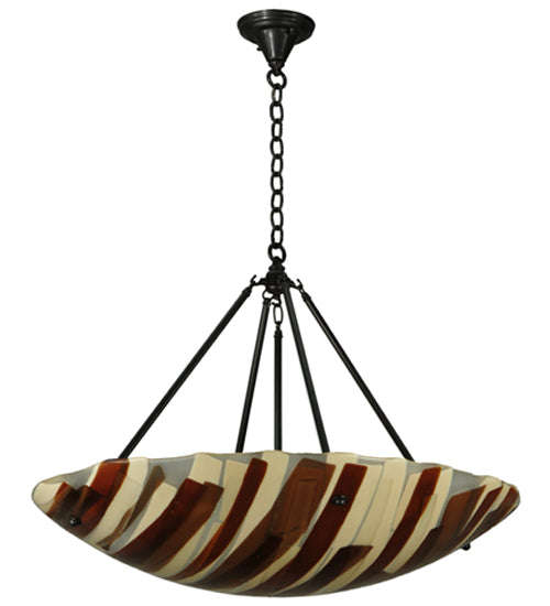 Meyda Tiffany Metro Fusion 133229 Pendant Light - Craftsman Brown