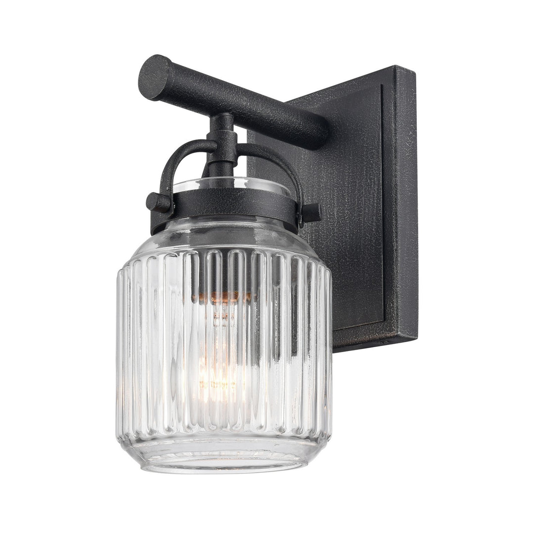 Innovations Latreille 416-1W-WZ-G416-8CL Wall Light - Weathered Zinc