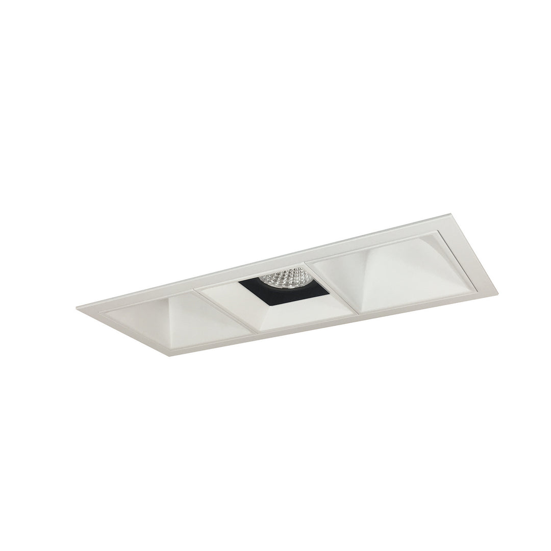 Nora Lighting NMIOT-13-MPW-FWW-50X-10-BMPW Modern  Recessed Light Black / Matte Powder White