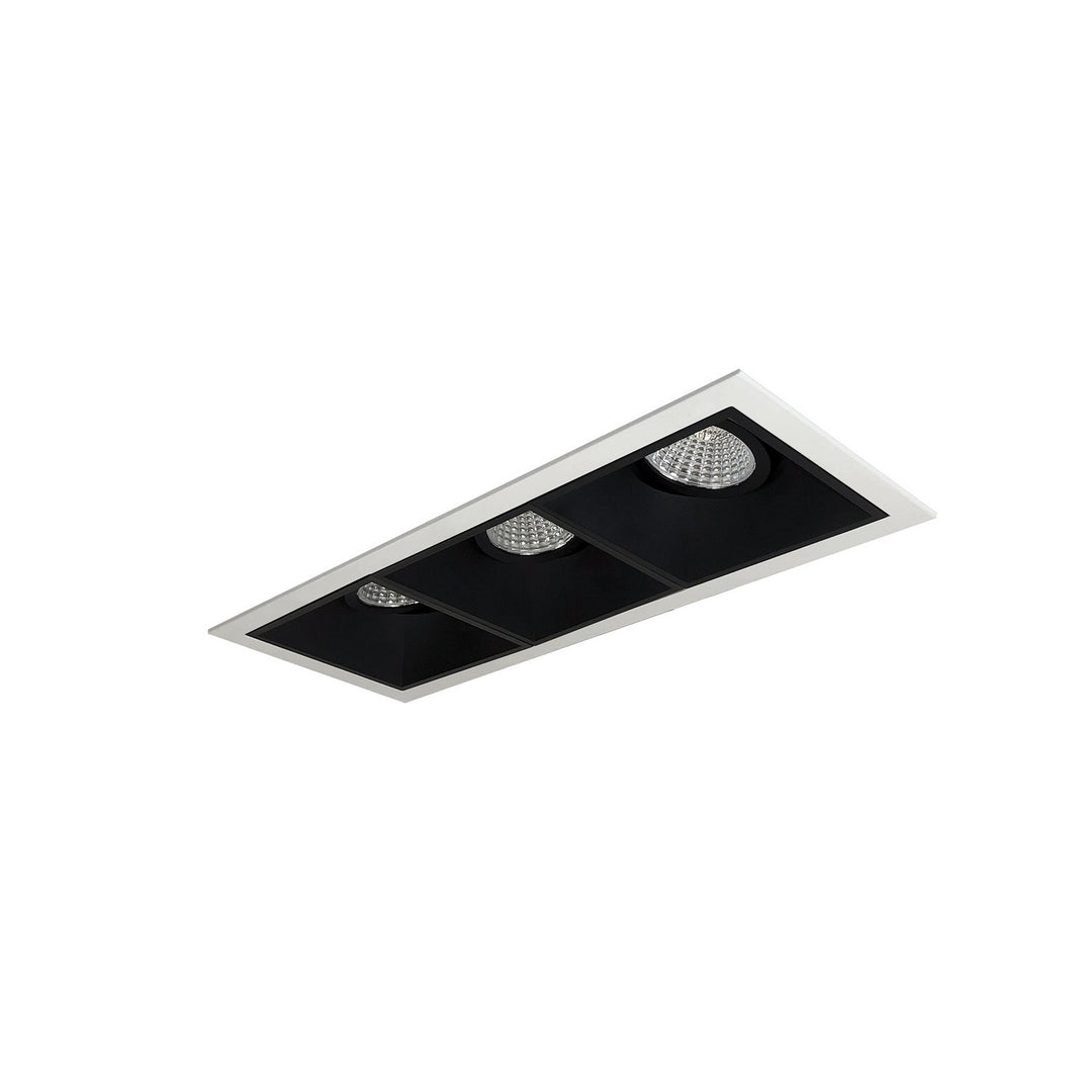 Nora Lighting NMIOT-13-MPW-GGG-CDX-10-B Modern  Recessed Light Black