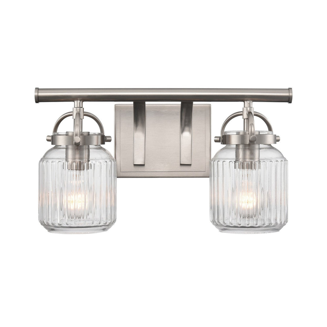 Innovations Latreille 416-2W-SN-G416-8CL Bath Vanity Light 16 in. wide - Satin Nickel