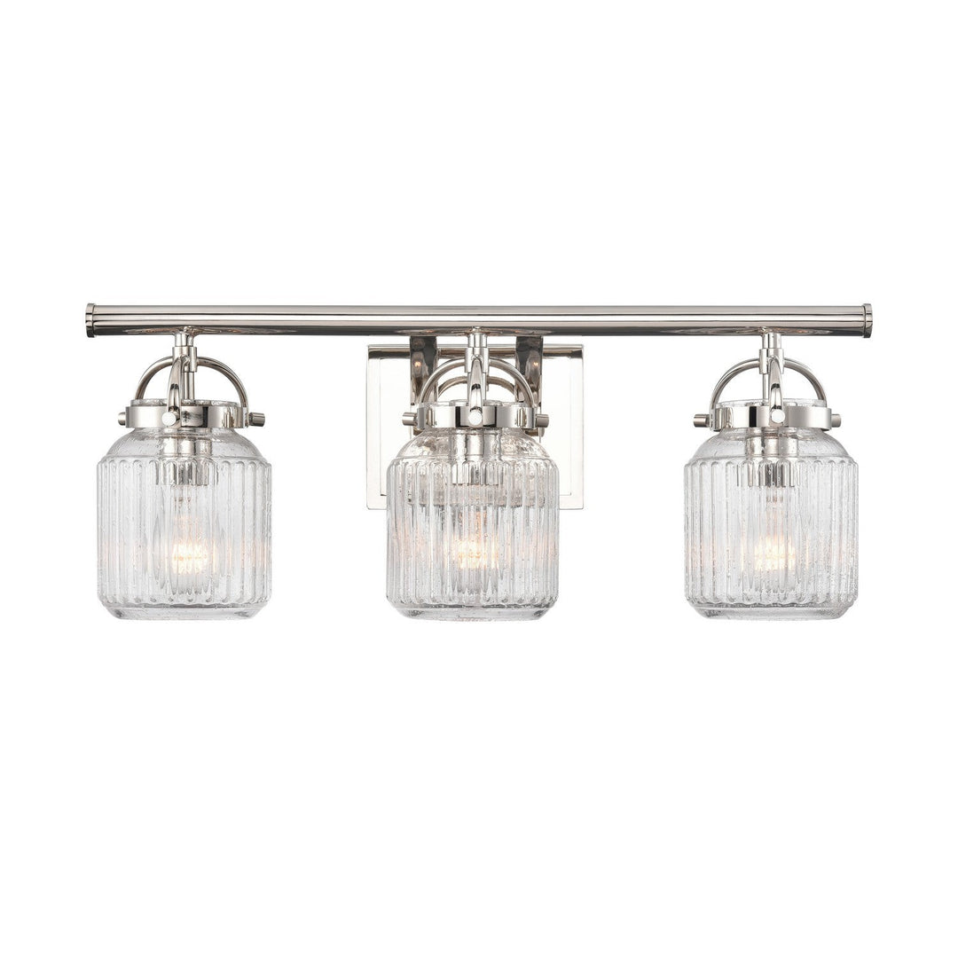 Innovations Latreille 416-3W-PN-G416-8SDY Bath Vanity Light 22 in. wide - Polished Nickel