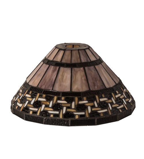 Meyda Tiffany Lighting 133262 Ilona Shade Lamp Shade Bronze / Dark
