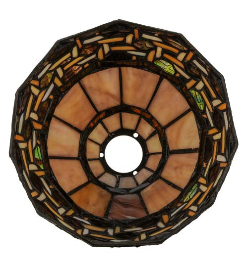 Meyda Tiffany Lighting 133264 Ilona Shade Lamp Shade Bronze / Dark