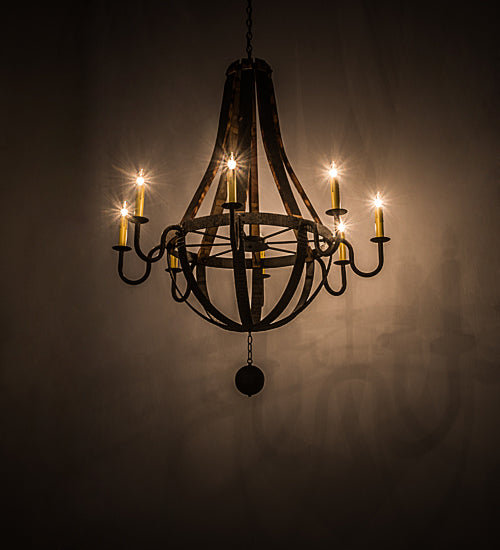Meyda Tiffany Barrel Stave 133273 Chandelier Light - Coffee Bean
