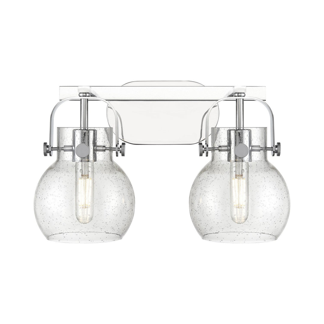 Innovations Downtown Urban 423-2W-PC-G410-6SDY Bath Vanity Light 17 in. wide - Polished Chrome