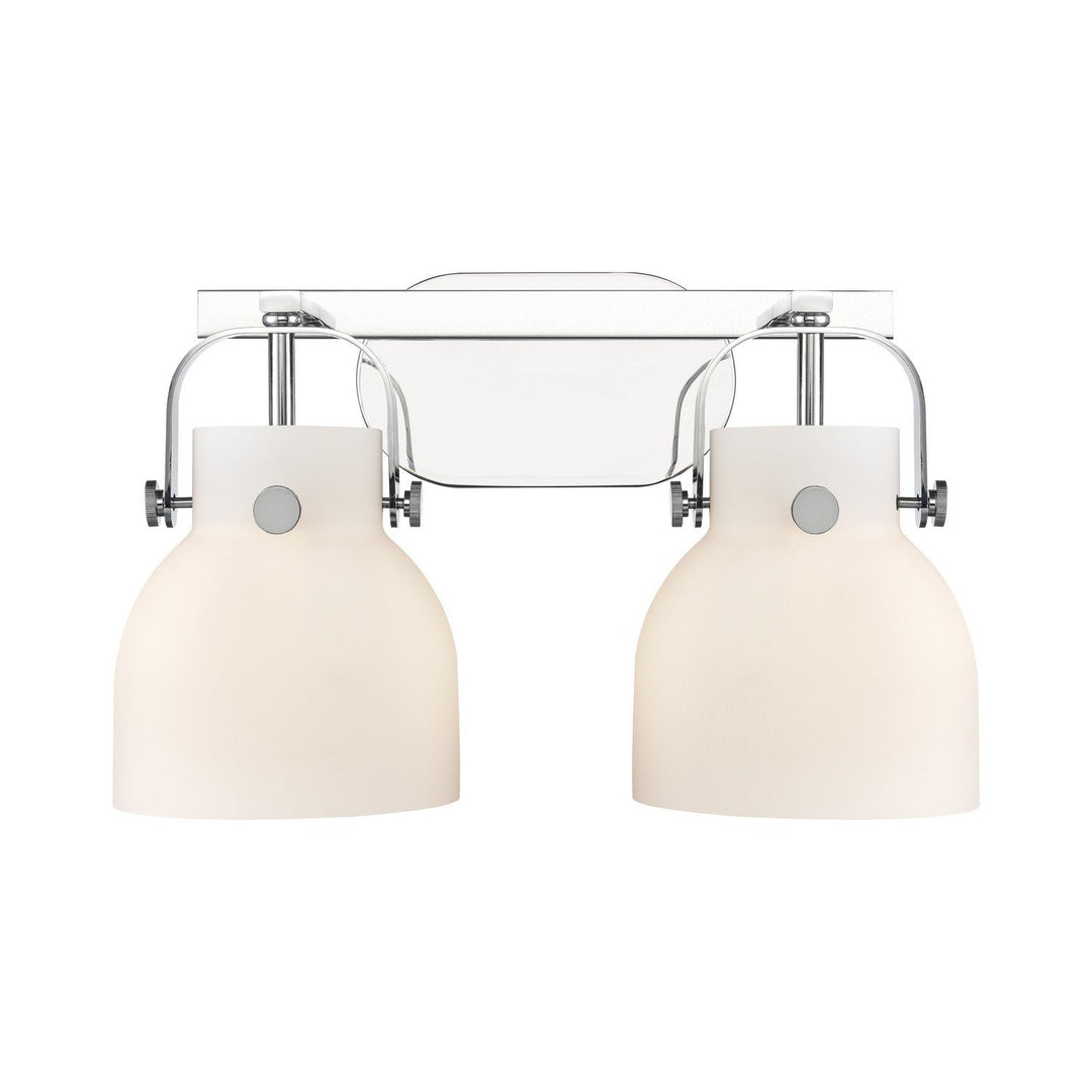 Innovations Downtown Urban 423-2W-PC-G412-6WH Bath Vanity Light 17 in. wide - Polished Chrome