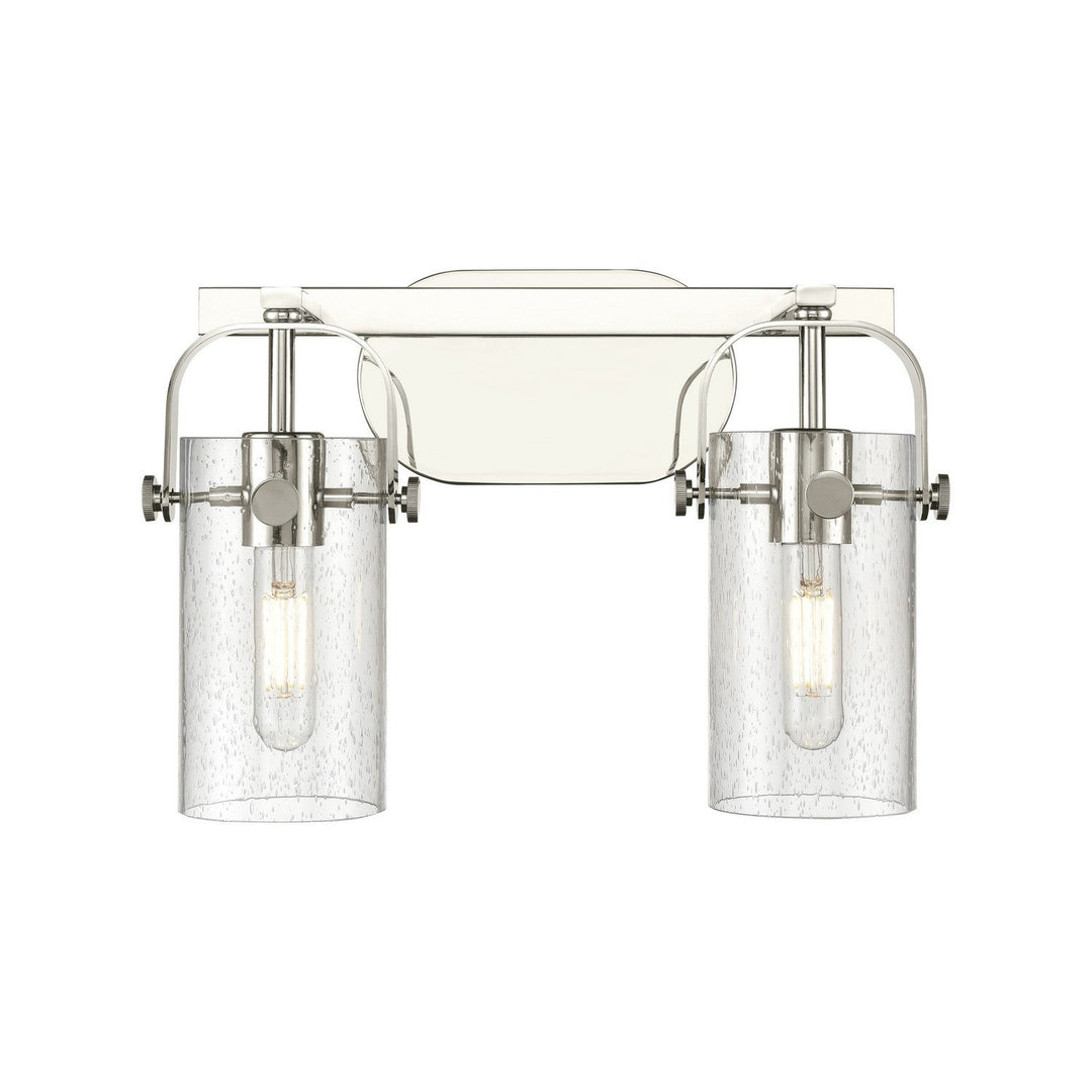 Innovations Downtown Urban 423-2W-PN-G423-7SDY Bath Vanity Light 15 in. wide - Polished Nickel