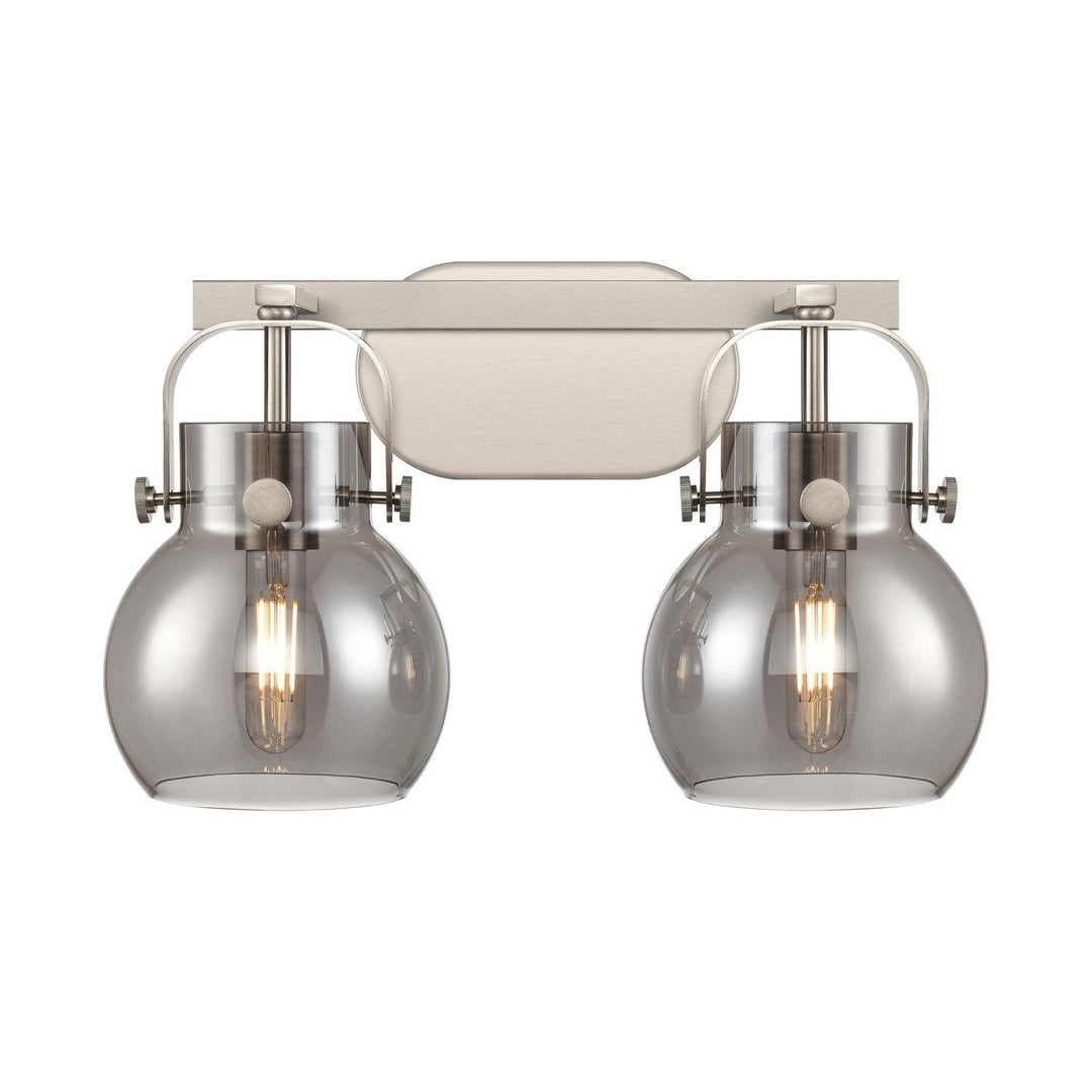 Innovations Downtown Urban 423-2W-SN-G410-6SM Bath Vanity Light 17 in. wide - Satin Nickel