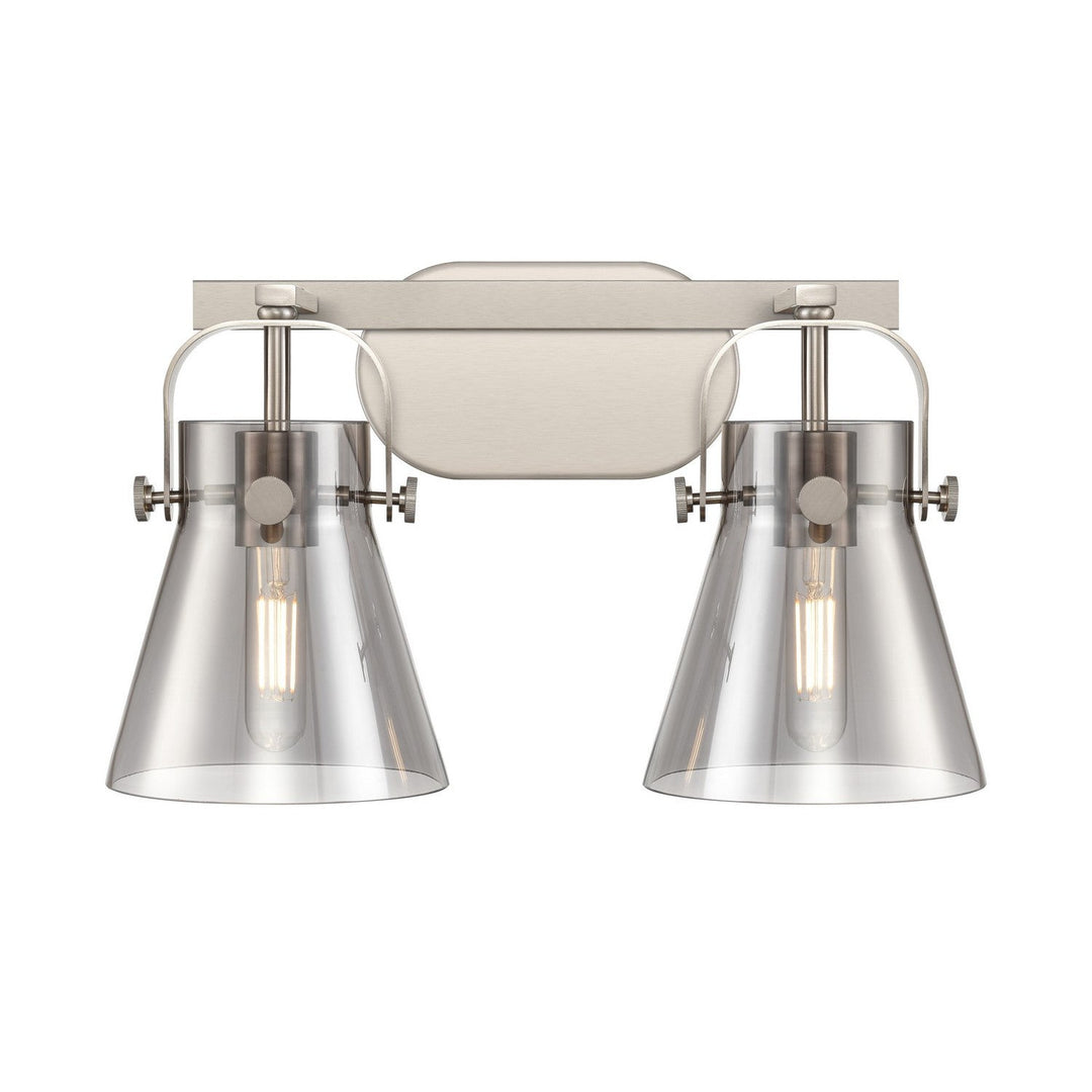 Innovations Downtown Urban 423-2W-SN-G411-6SM Bath Vanity Light 17 in. wide - Satin Nickel