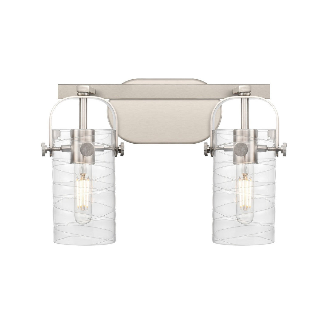 Innovations Downtown Urban 423-2W-SN-G423-7DE Bath Vanity Light 15 in. wide - Satin Nickel