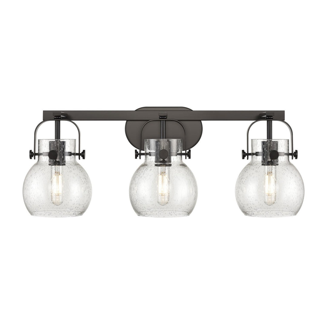Innovations Downtown Urban 423-3W-BK-G410-6SDY Bath Vanity Light 27 in. wide - Matte Black