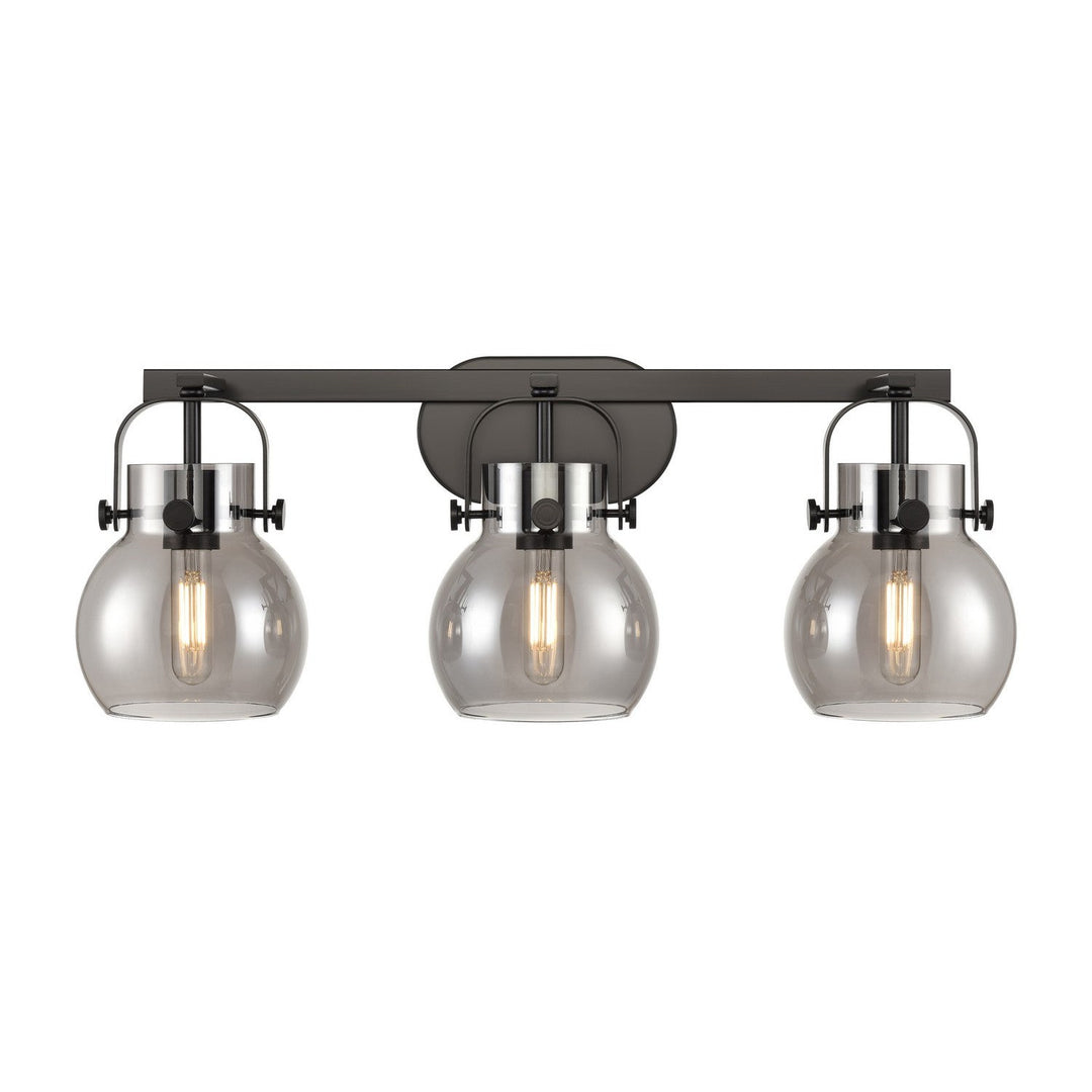 Innovations Downtown Urban 423-3W-BK-G410-6SM Bath Vanity Light 27 in. wide - Matte Black