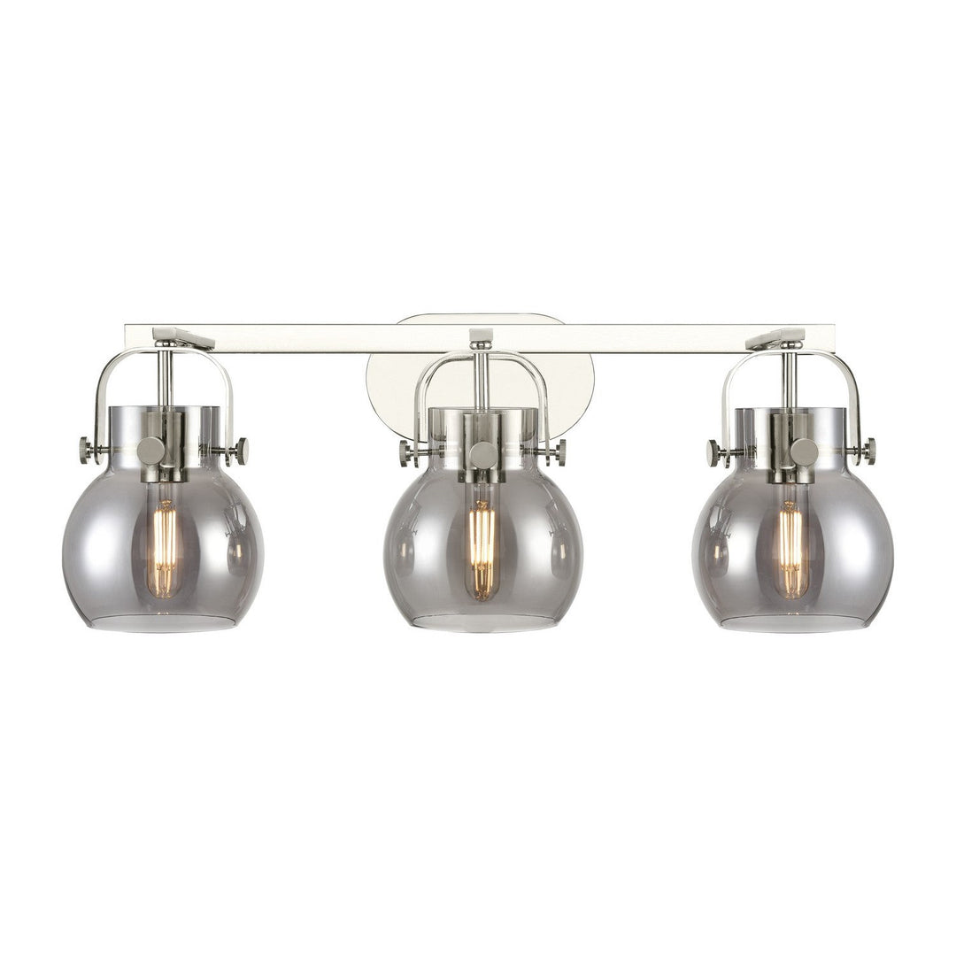 Innovations Downtown Urban 423-3W-PN-G410-6SM Bath Vanity Light 27 in. wide - Polished Nickel