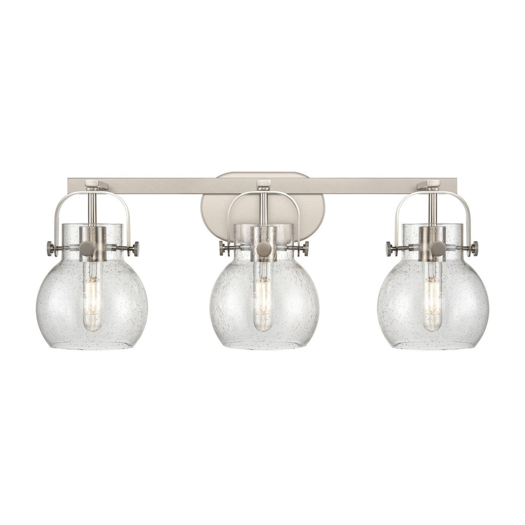 Innovations Downtown Urban 423-3W-SN-G410-6SDY Bath Vanity Light 27 in. wide - Satin Nickel