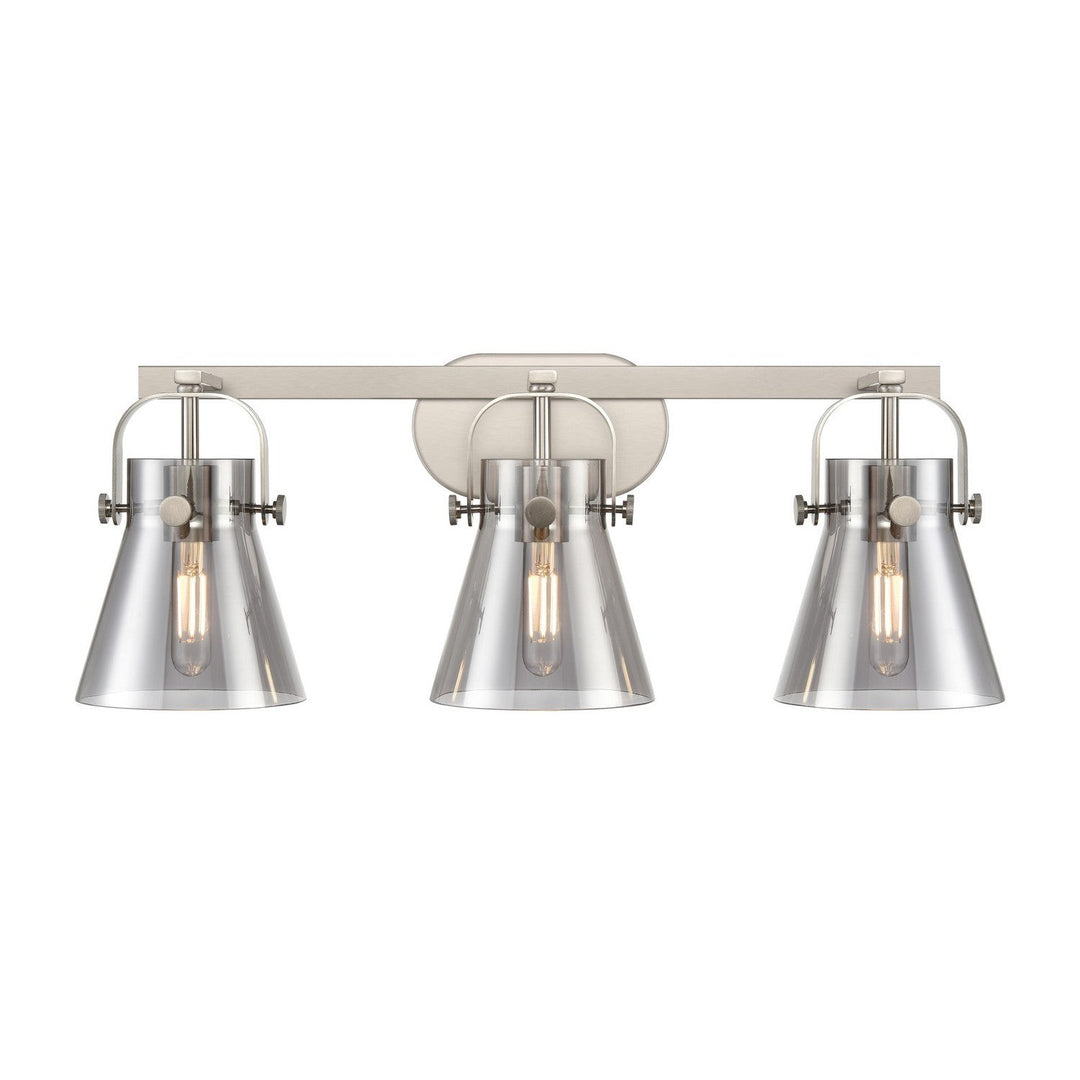 Innovations Downtown Urban 423-3W-SN-G411-6SM Bath Vanity Light 27 in. wide - Satin Nickel