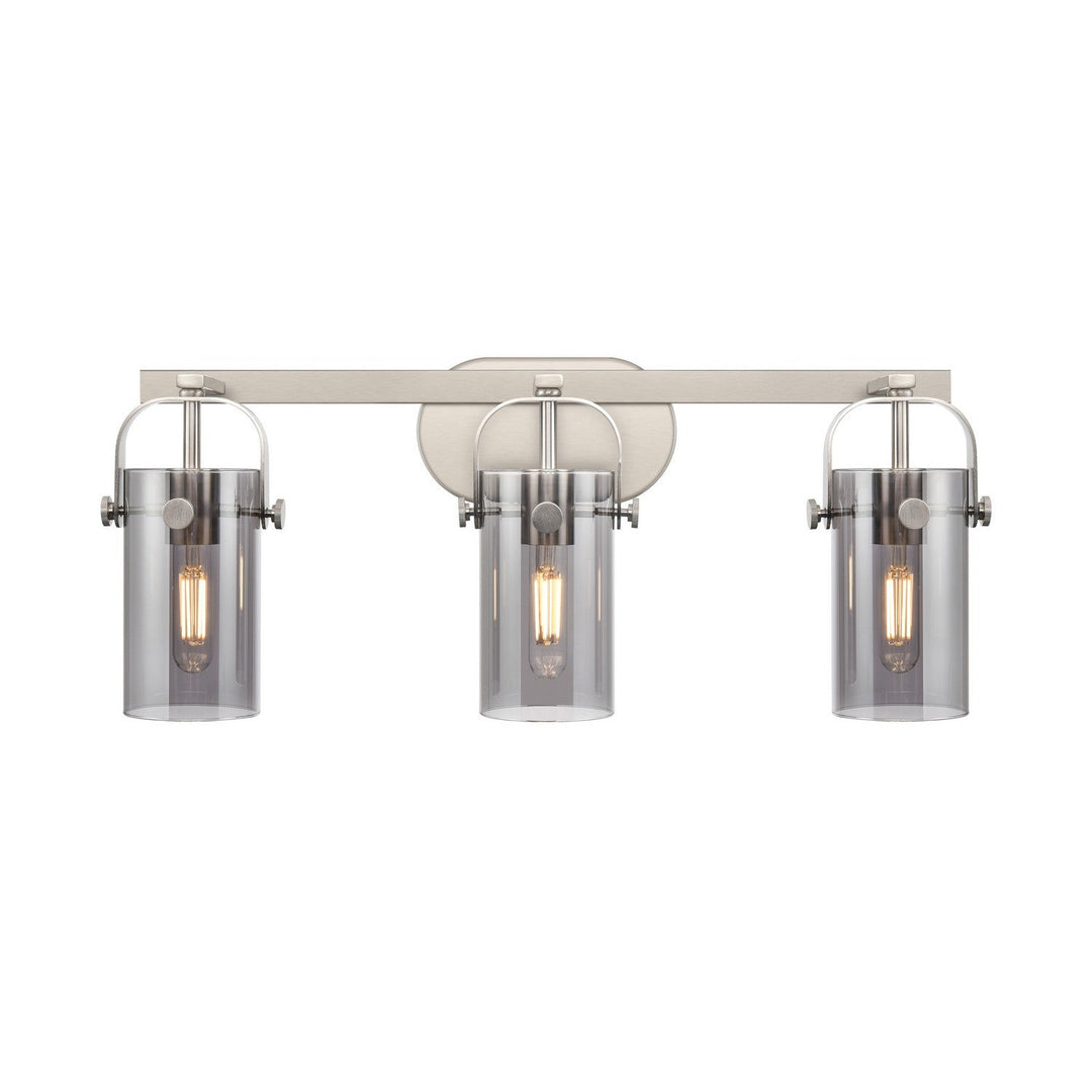 Innovations Downtown Urban 423-3W-SN-G423-7SM Bath Vanity Light 25 in. wide - Satin Nickel