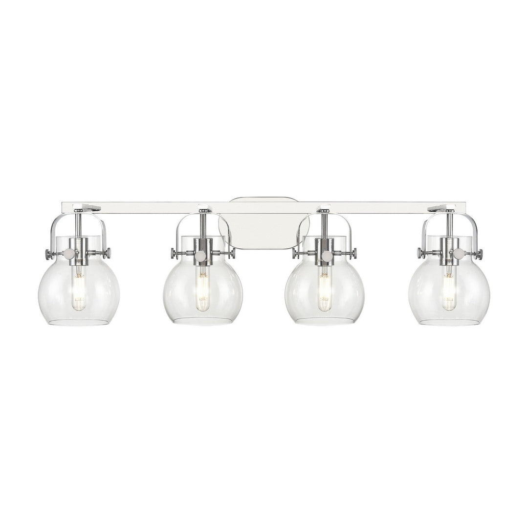 Innovations Downtown Urban 423-4W-PC-G410-6CL Bath Vanity Light 37 in. wide - Polished Chrome