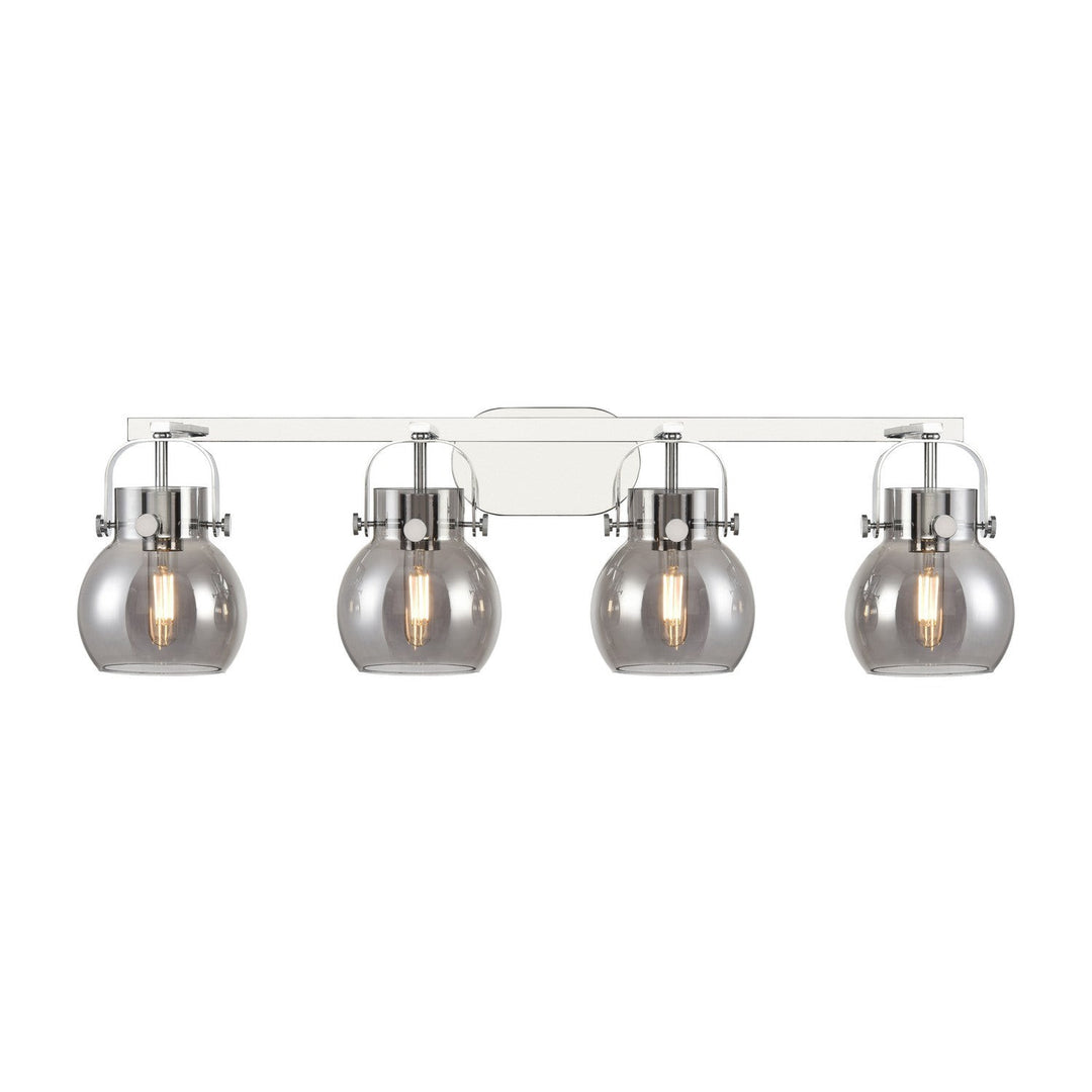 Innovations Downtown Urban 423-4W-PC-G410-6SM Bath Vanity Light 37 in. wide - Polished Chrome