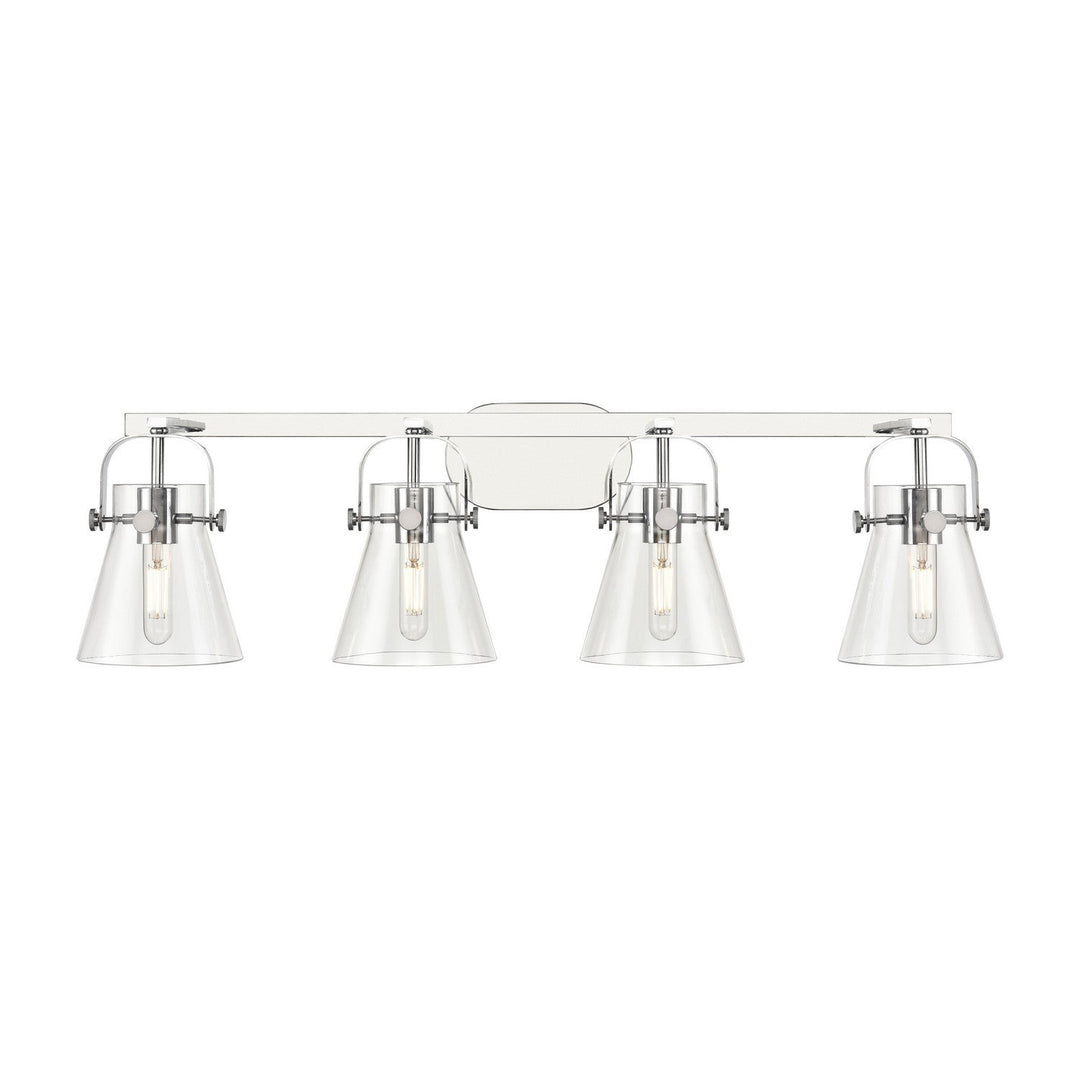 Innovations Downtown Urban 423-4W-PC-G411-6CL Bath Vanity Light 37 in. wide - Polished Chrome
