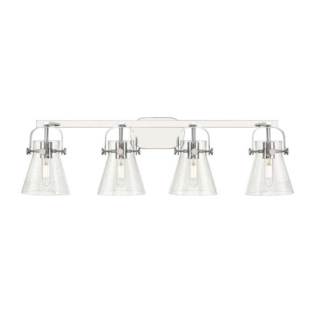 Innovations Downtown Urban 423-4W-PC-G411-6SDY Bath Vanity Light 37 in. wide - Polished Chrome