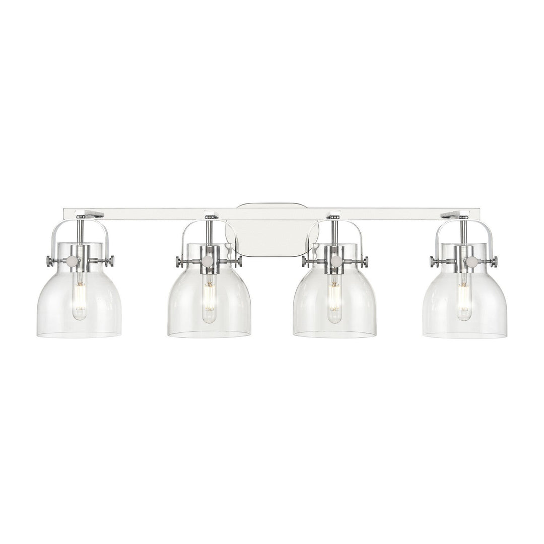Innovations Downtown Urban 423-4W-PC-G412-6CL Bath Vanity Light 37 in. wide - Polished Chrome