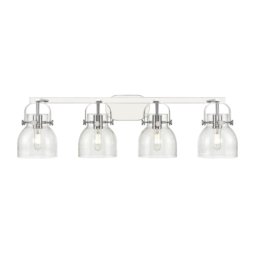 Innovations Downtown Urban 423-4W-PC-G412-6SDY Bath Vanity Light 37 in. wide - Polished Chrome