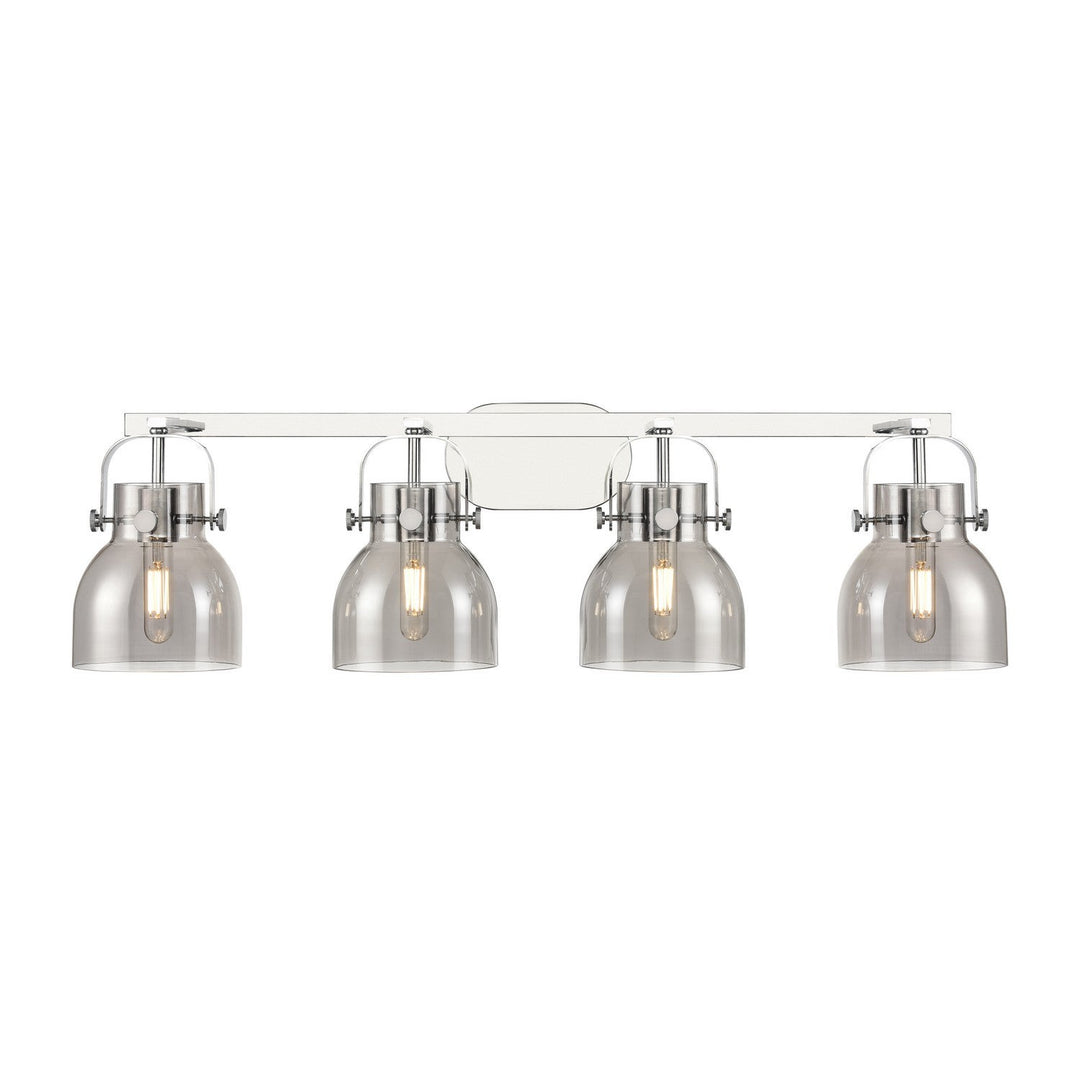 Innovations Downtown Urban 423-4W-PC-G412-6SM Bath Vanity Light 37 in. wide - Polished Chrome
