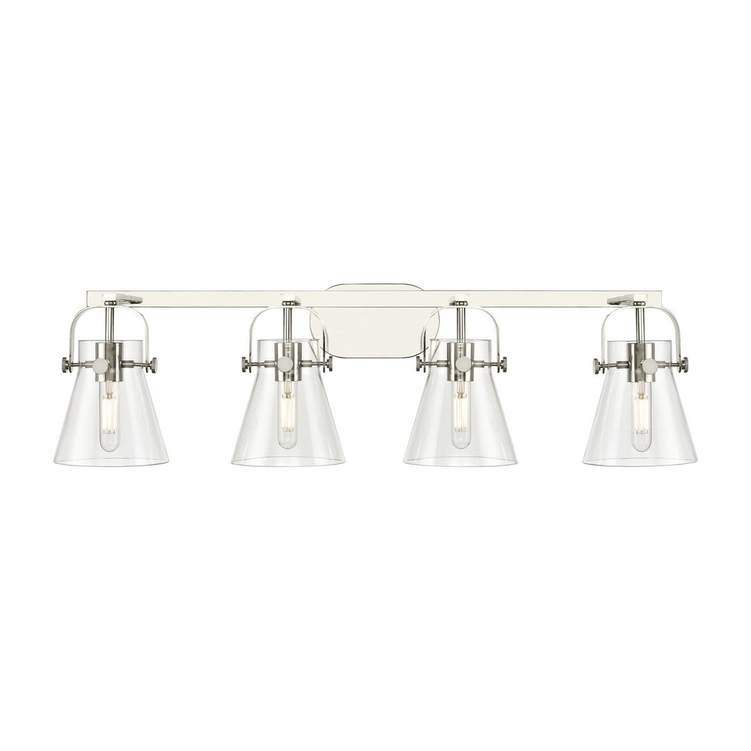 Innovations Downtown Urban 423-4W-PN-G411-6CL Bath Vanity Light 37 in. wide - Polished Nickel