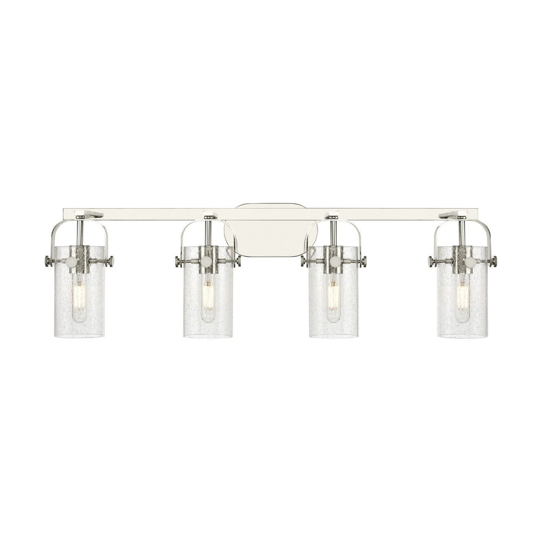 Innovations Downtown Urban 423-4W-PN-G423-7SDY Bath Vanity Light 35 in. wide - Polished Nickel