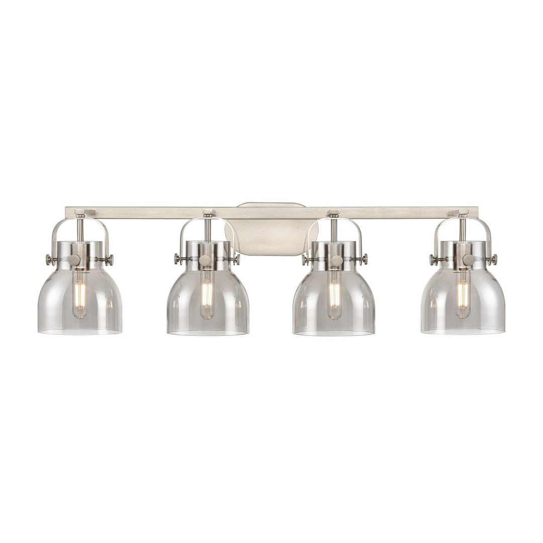 Innovations Downtown Urban 423-4W-SN-G412-6SM Bath Vanity Light 37 in. wide - Satin Nickel