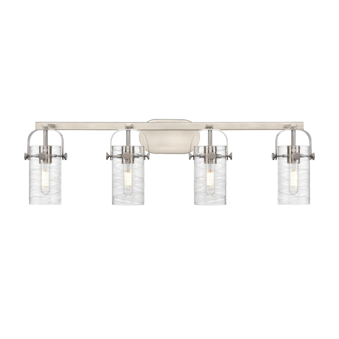 Innovations Downtown Urban 423-4W-SN-G423-7DE Bath Vanity Light 35 in. wide - Satin Nickel