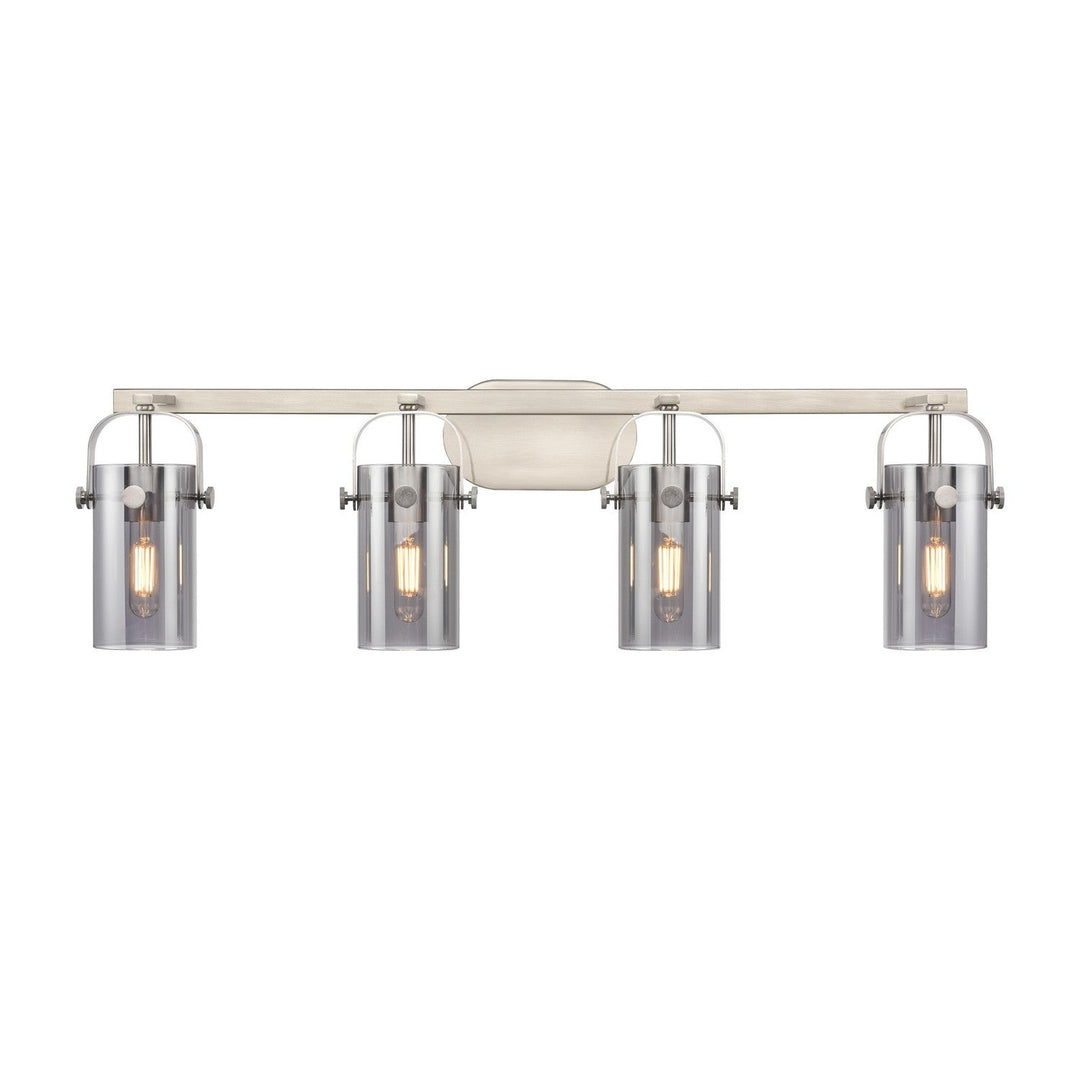 Innovations Downtown Urban 423-4W-SN-G423-7SM Bath Vanity Light 35 in. wide - Satin Nickel