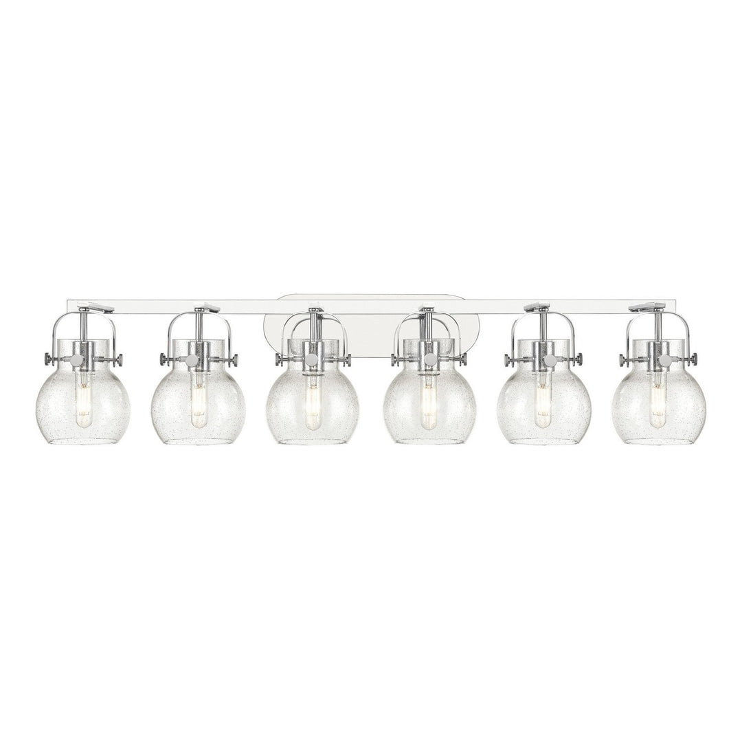 Innovations Downtown Urban 423-6W-PC-G410-6SDY Bath Vanity Light 46 in. wide - Polished Chrome