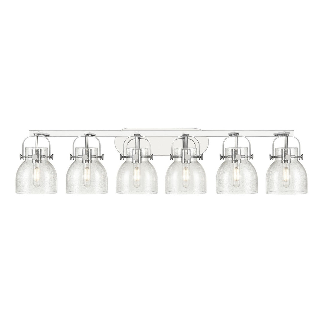 Innovations Downtown Urban 423-6W-PC-G412-6SDY Bath Vanity Light 46 in. wide - Polished Chrome