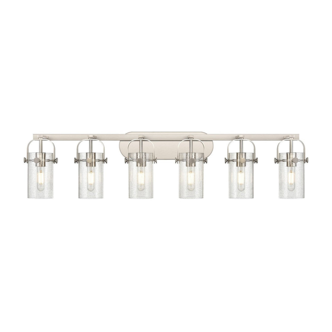 Innovations Downtown Urban 423-6W-SN-G423-7SDY Bath Vanity Light 44 in. wide - Satin Nickel