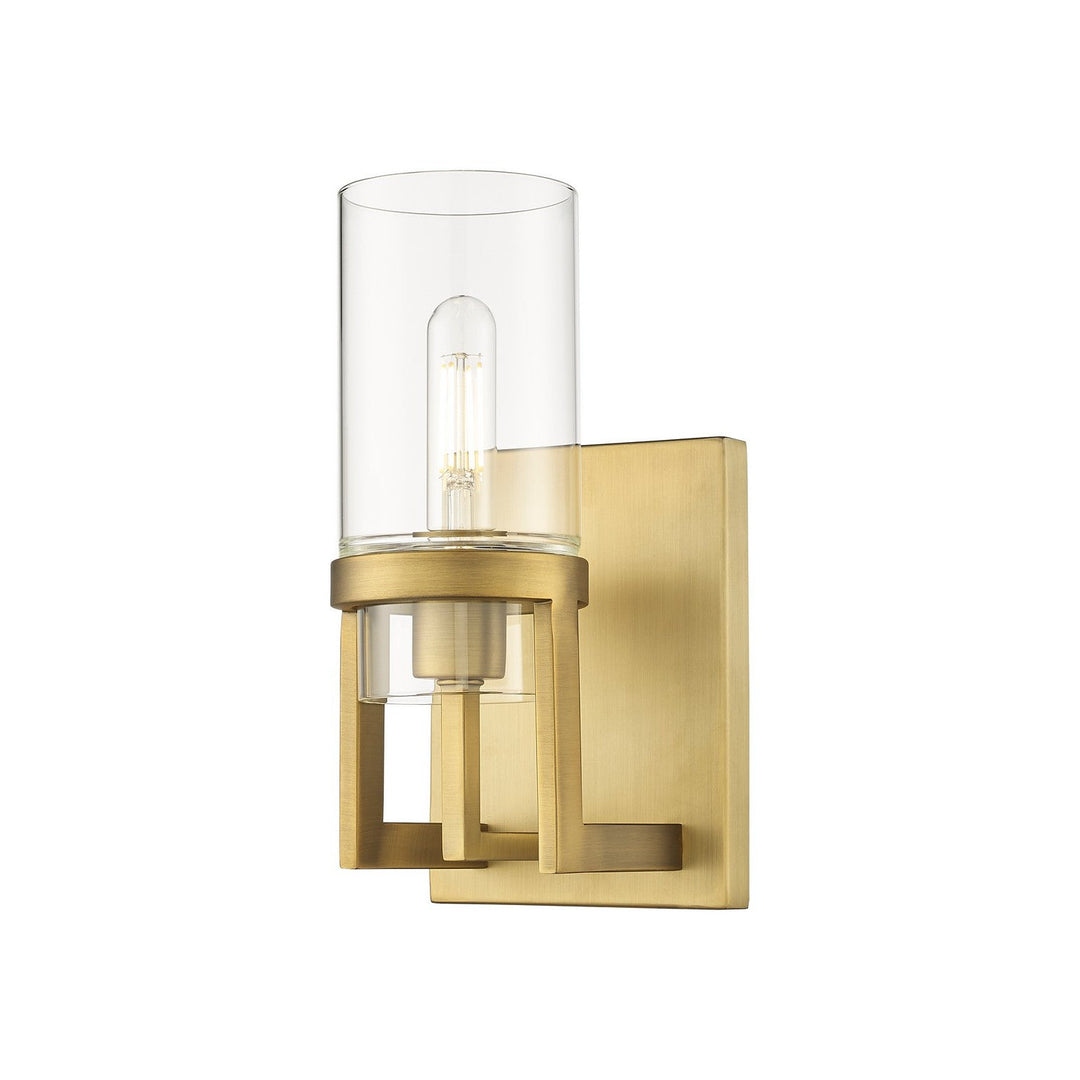 Innovations Downtown Urban 426-1W-BB-G426-8CL Wall Sconce Light - Brushed Brass