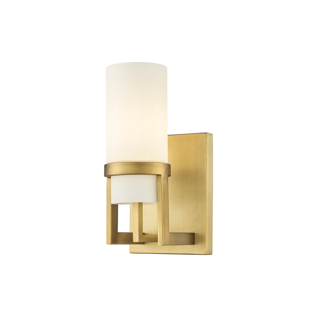 Innovations Downtown Urban 426-1W-BB-G426-8WH Wall Sconce Light - Brushed Brass