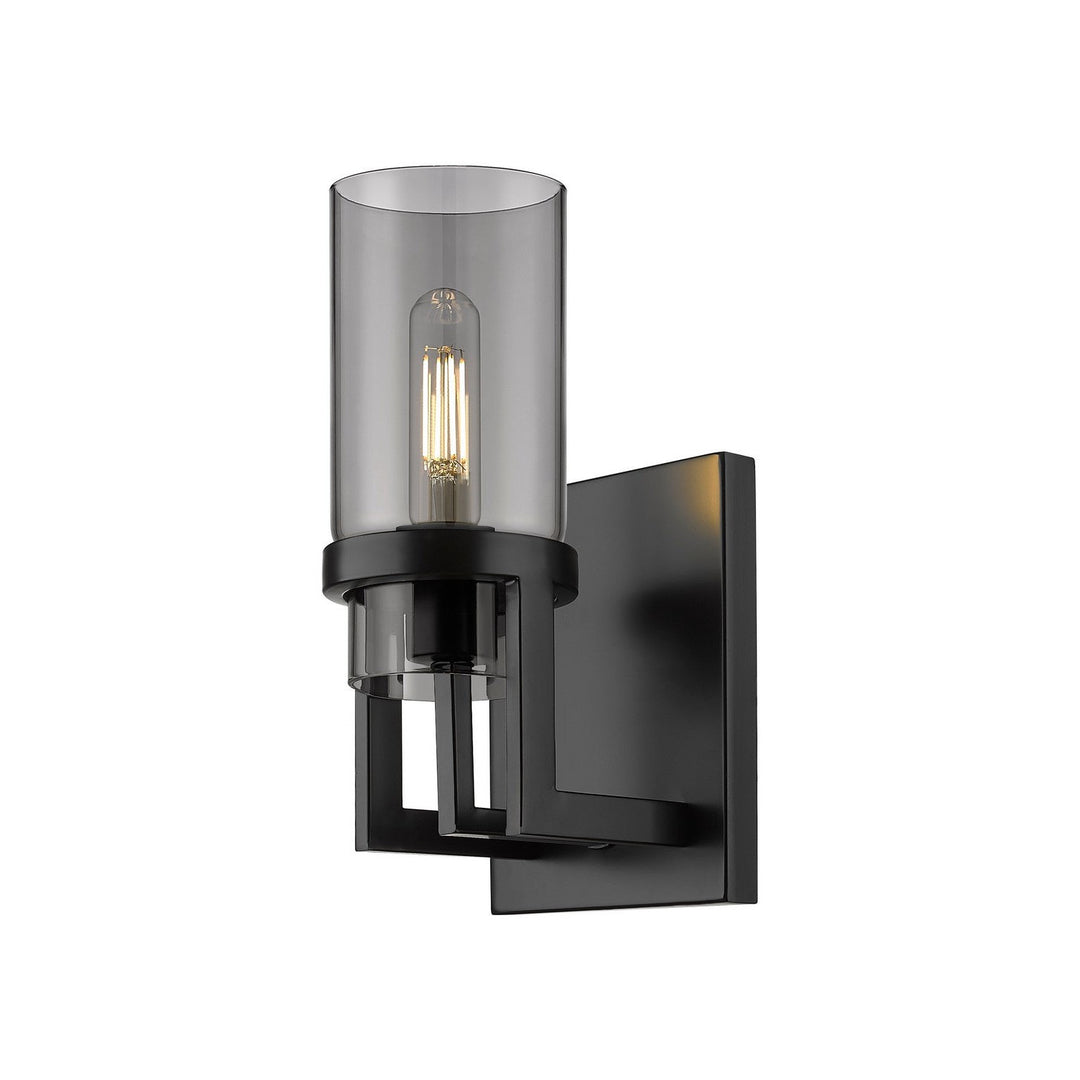 Innovations Downtown Urban 426-1W-BK-G426-8SM Wall Sconce Light - Matte Black