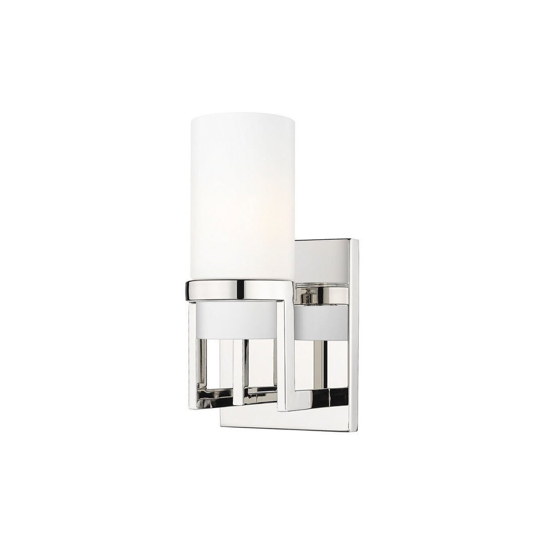Innovations Downtown Urban 426-1W-PN-G426-8WH Wall Sconce Light - Polished Nickel
