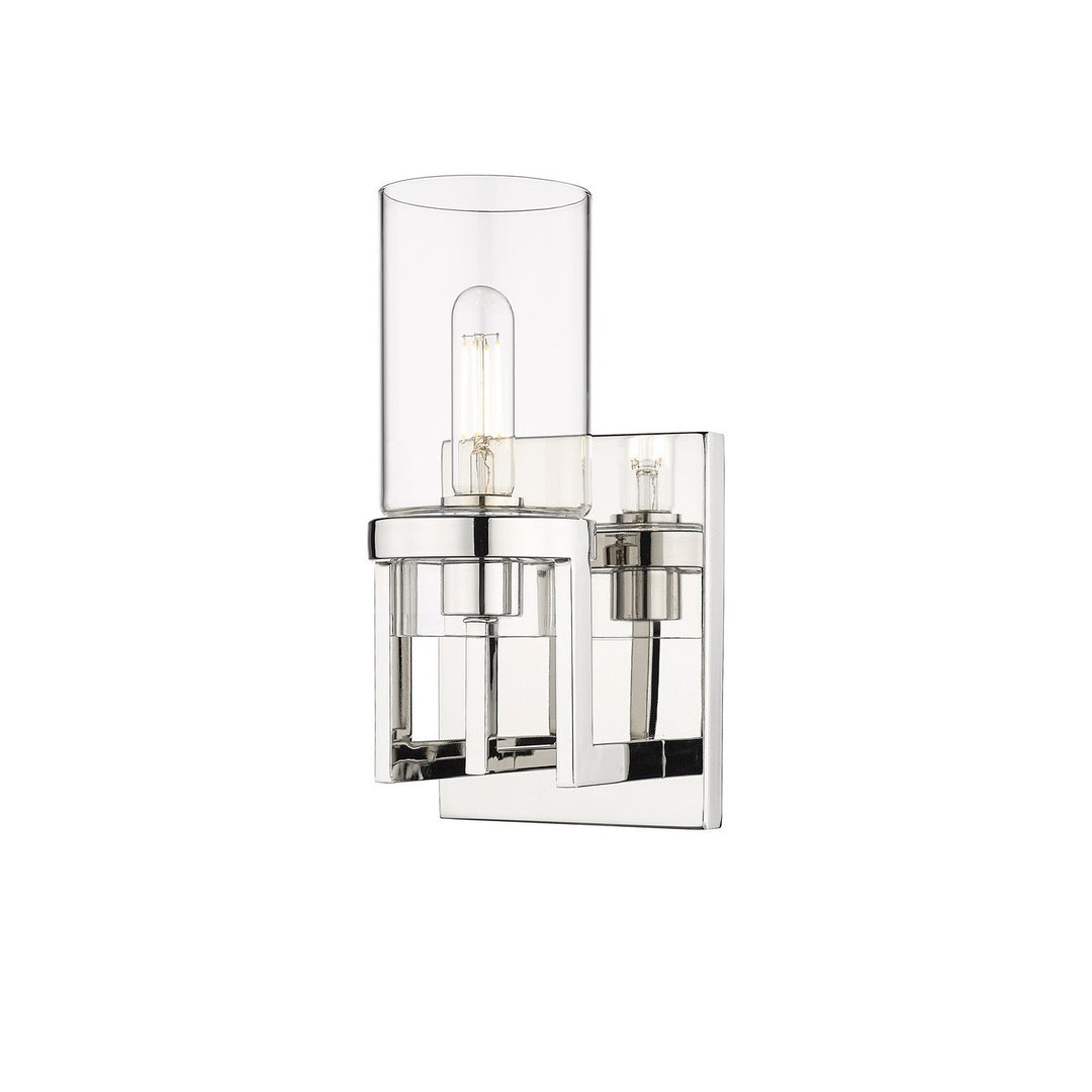 Innovations Downtown Urban 426-1W-SN-G426-8CL Wall Sconce Light - Satin Nickel