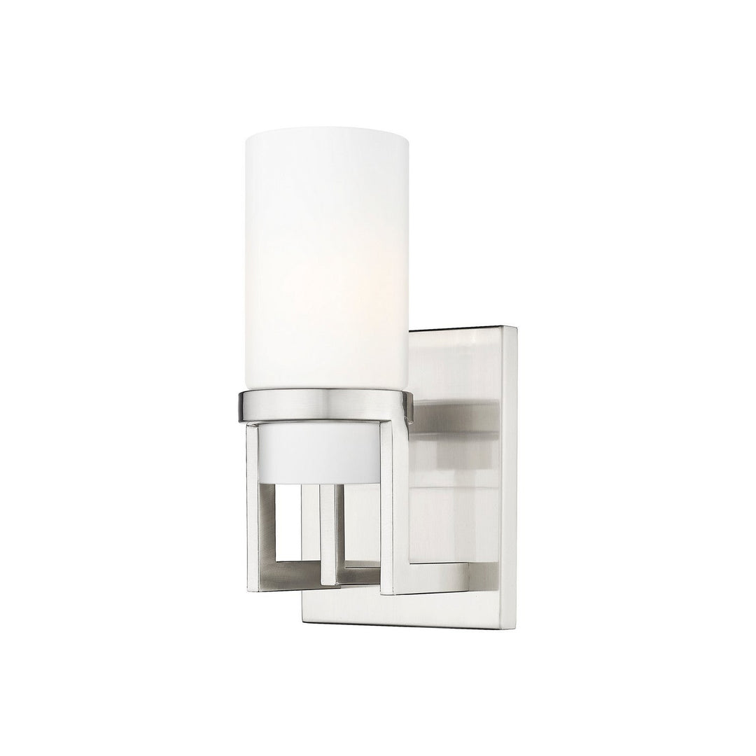 Innovations Downtown Urban 426-1W-SN-G426-8WH Wall Sconce Light - Satin Nickel