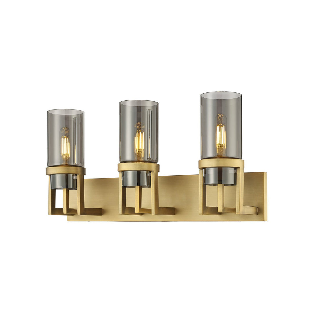 Innovations Downtown Urban 426-3W-BB-G426-8SM Bath Vanity Light 5 in. wide - Brushed Brass