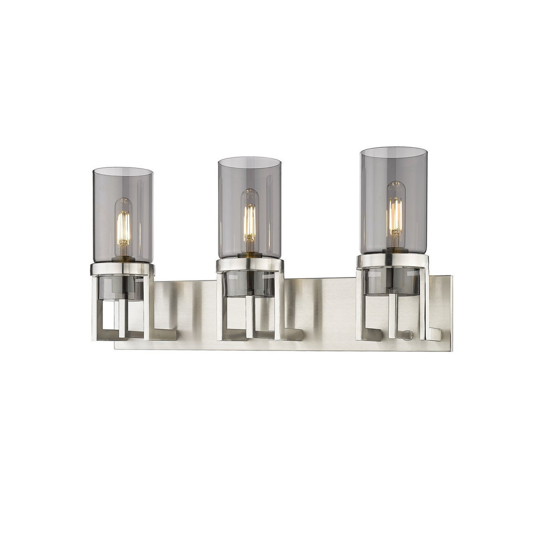 Innovations Downtown Urban 426-3W-SN-G426-8SM Bath Vanity Light 5 in. wide - Satin Nickel