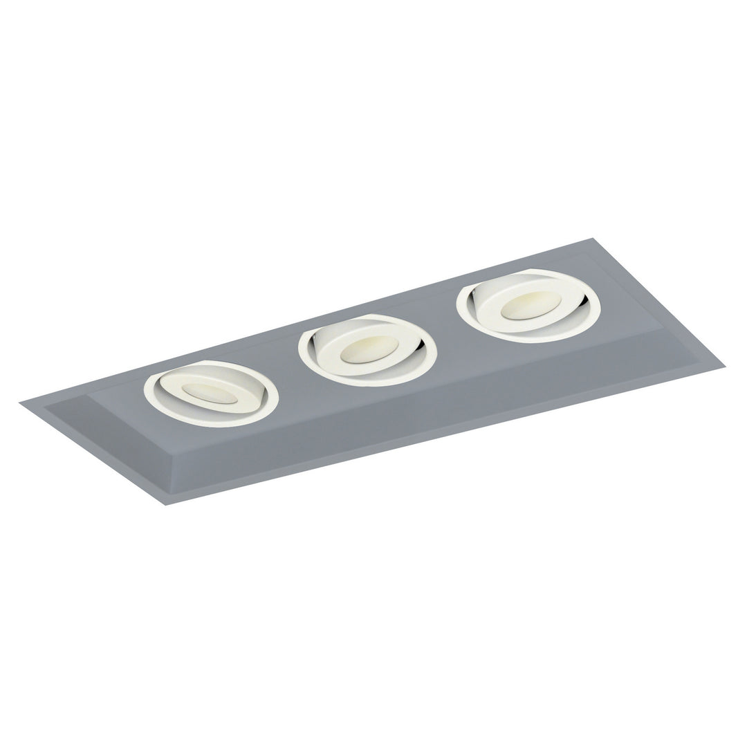 Nora Lighting NMRT2-13L1540FSS Modern  Recessed Light Gray