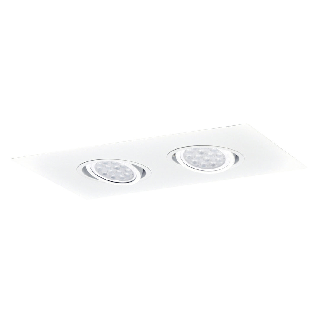 Nora Lighting NMRT2-1F2L1530FWW Modern  Recessed Light White