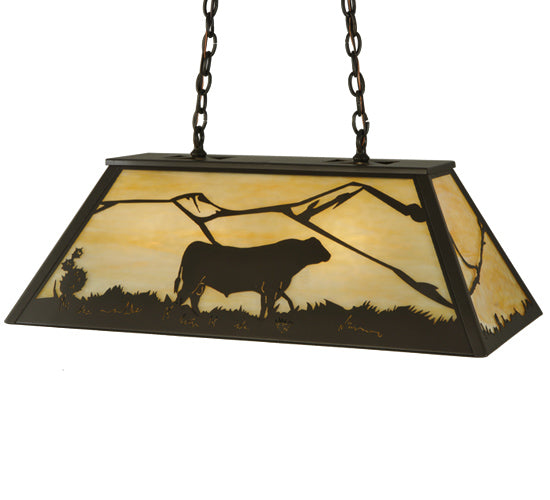 Meyda Tiffany Steer 133345 Pendant Light - Timeless Bronze