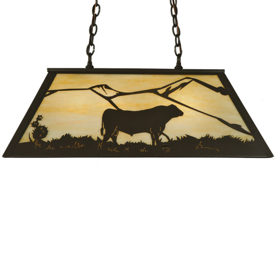 Meyda Tiffany Steer 133345 Pendant Light - Timeless Bronze